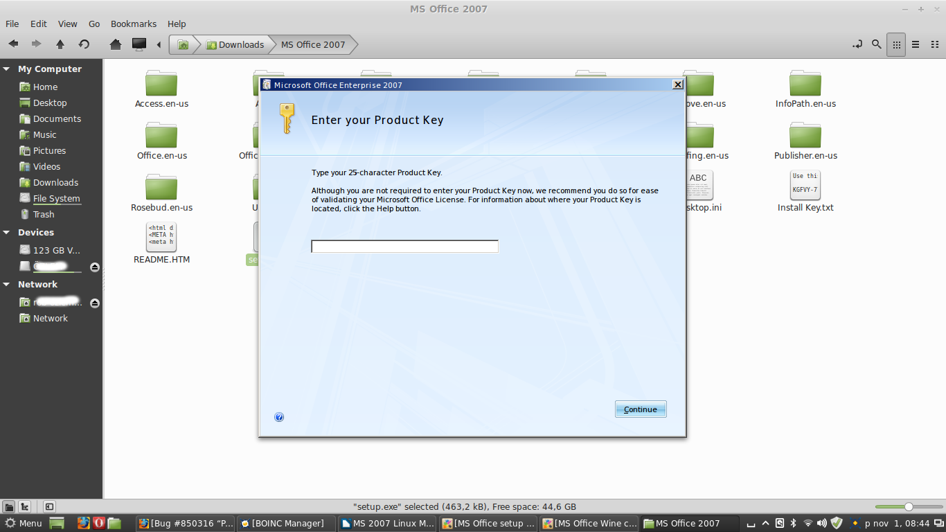 Install Microsoft Office 2010 Linux Mint